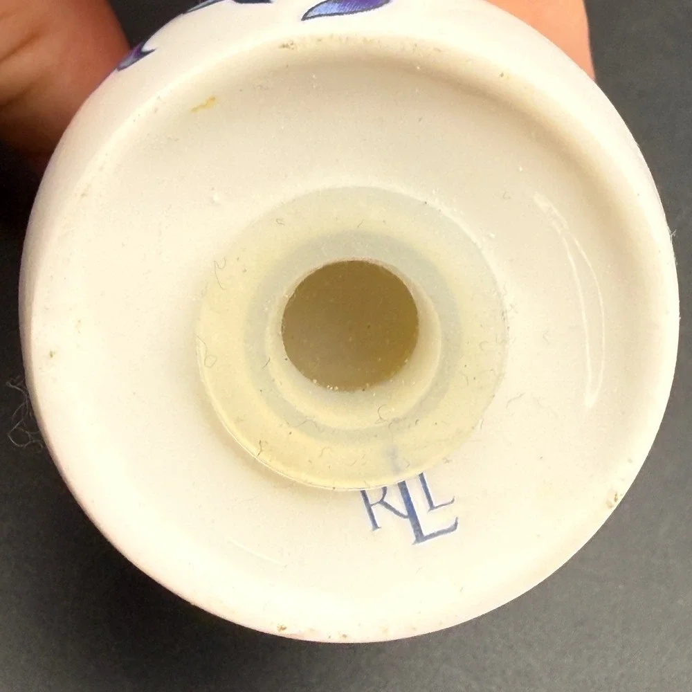 Ralph Lauren Mandarin Blue Pepper Shaker Floral Chinoiserie Traditional Classic